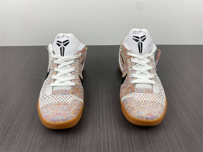 nike kobe 9 elite preM1vm low htm milan white multi-color 698595-109