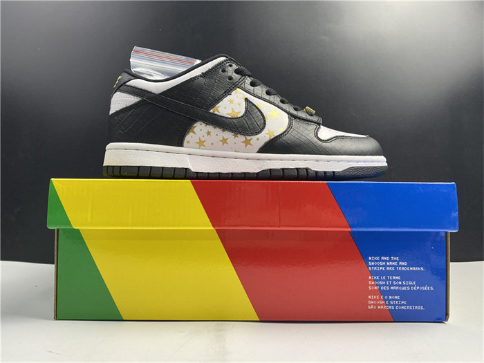 nike sb dunk low S*p*e stars black dh3228-102