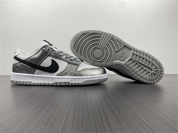 nike dunk low G01den gals metallic silver do5882-001