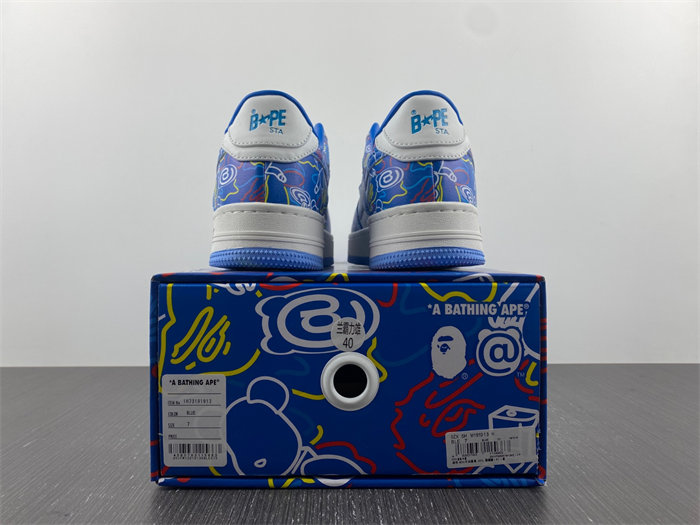 a bathing ape bape sta medicom toy bearbR1ck camo blue