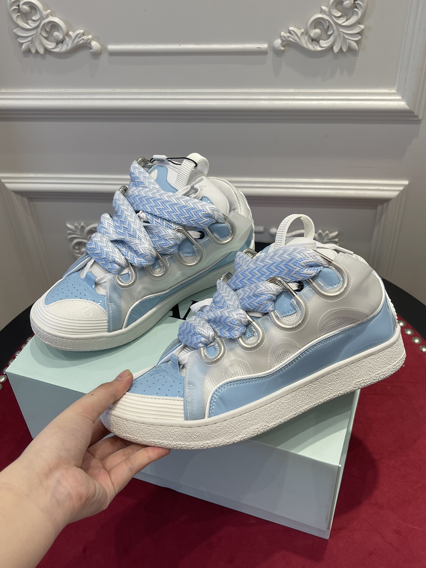 Lanvon Curb Sneaker FW-SKDK02-GLOS-A22901