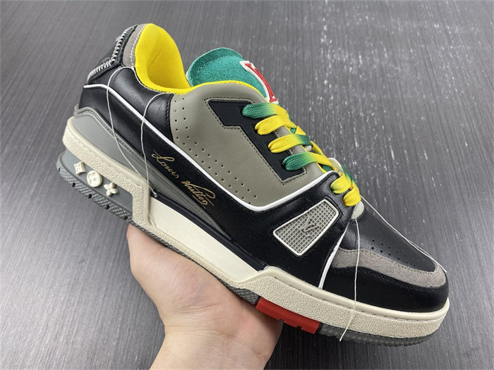 Luis Vitton Trainer Green SS21 1A8QA5