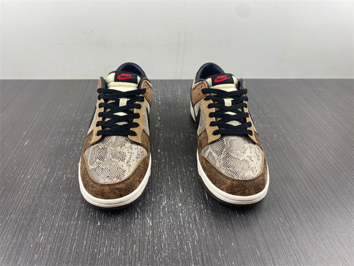 nike dunk low preM1vm co.jp brown snakeskin fj5434-120