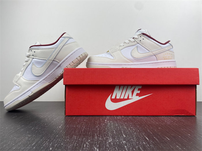 nike dunk low se just do it white phanT0m dv1160-100