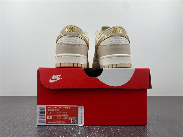 nike dunk low phanT0m metallic gold dx5930-001